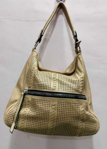 Stylish Perforated Hobo Bag
