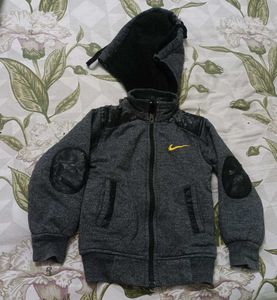 Gray Zip-Up Hoodie