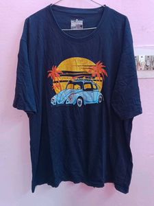 DILLINGER Navy Blue Oversized Tshirt