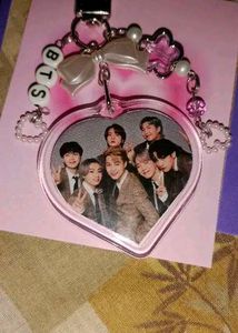 BTS ARMY Beaded Charm Keychain