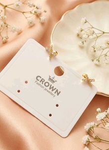 Sparkling 'X' Stud Earrings