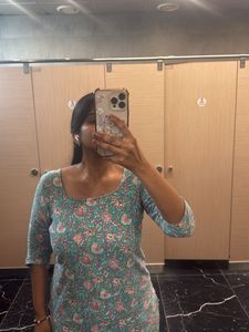 floral short kurti