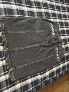 Stylish Dark Wash Denim Skirt
