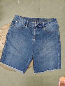 Classic Blue Denim Shorts