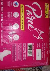 Paree Soft And Rash Free Xl Sanitary Pads 40