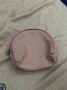 Pink Cosmetic Pouch