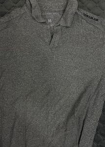 Calvin Klein Grey Polo T-Shirt