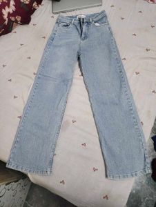 Light Wash Wide Leg Jeans