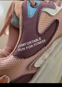 Pink &amp; Purple Lace-Up Sneakers