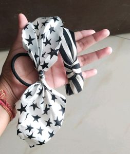 Combo Of Hairband And Bow Rubberband