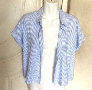 🤯COMBO🤯 Striped Button-Up Shirt and Jeans