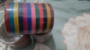 Colorful Stack of Bangles