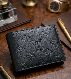 Louis Vuitton Embossed Leather Wallet