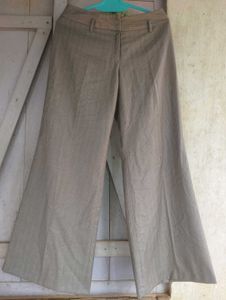 Women's Striped Wide-Leg Trousers