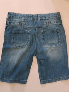 Westside Street Blues Branded Denim Shorts (Boys)