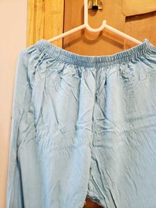 Elegant Embroidered Light Blue Kurta