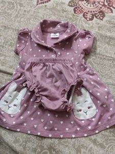 Adorable Baby Dress with Bloomers