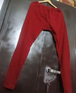 Maroon Legging For Girl Or Woman 32 Waist