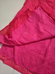 Elegant Red Rose Striped Kurta