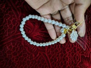 Elegant Pearl Phone Charm
