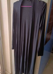 Black Long Cardigan