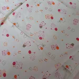 Set of 2 pure cotton sheet/ swaddle/ crib cloth