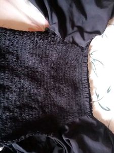 Smocked Balloon Sleeve Top