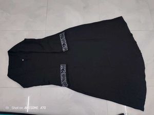 Elegant Black Abaya Full Set