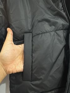 crop  Black Puffer Jacket