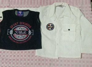 White Sporty Shirt for Girls