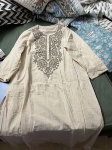 utsa by westside Embroidered Cotton Kurta