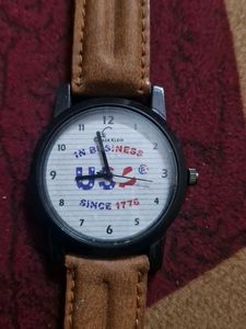 Unique "US 2 IN BUSINESS" Watch