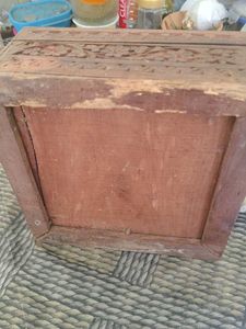 Vintage Carved Wooden Trinket Box