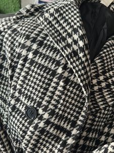 Houndstooth Print Jacket
