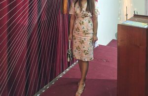 Chic Floral Print Midi Dress