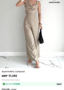 Stylish Asymmetric Jumpsuit