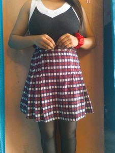 🌸Red Plaid Mini Skirt🌸