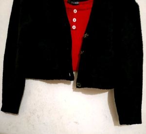 Cozy crop cardigan