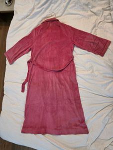 Rose Pink Floral Embroidered Velvet Gown