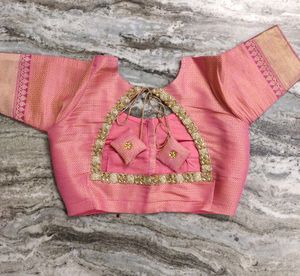 Cotton Silk Saree With Beautiful Blouse
