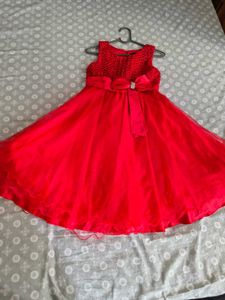 Stunning Red Girls Party Dress.