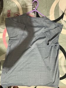Men's blue Geometric Pattern T-Shirt