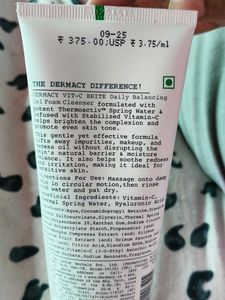 Dermacy Vit-C Brite Gel Foam Cleanser