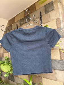 Black Cropped Top