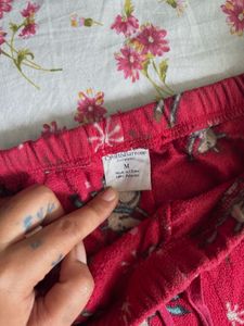 Cozy Cartoon Print Pajama Pants