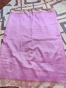 Elegant saree with stiched blouse