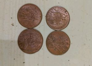 Unique Coins Old Half Anna 1844