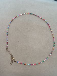 summer Colorful Beaded Choker Necklace