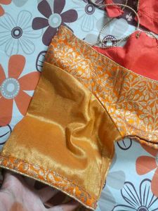 new orange and gold Blouse