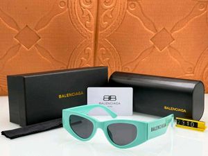 Balenciaga White Cat-Eye Sunglasses